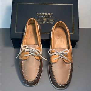 Men’s Sperry Top-Sider Gold Cup Brown Size 10 1/2